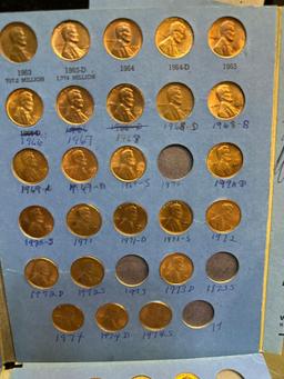 2 Folders of Lincoln Cents