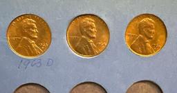 2 Folders of Lincoln Cents