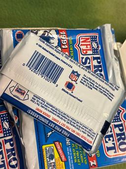 27 Sealed Packs of NFL Pro Set 1991 Series 1