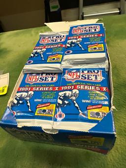 27 Sealed Packs of NFL Pro Set 1991 Series 1