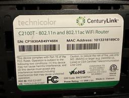 New Century Link Wifi Router