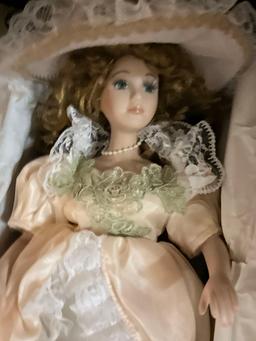 Duck House Heirloom Porcelain Doll in Original Box