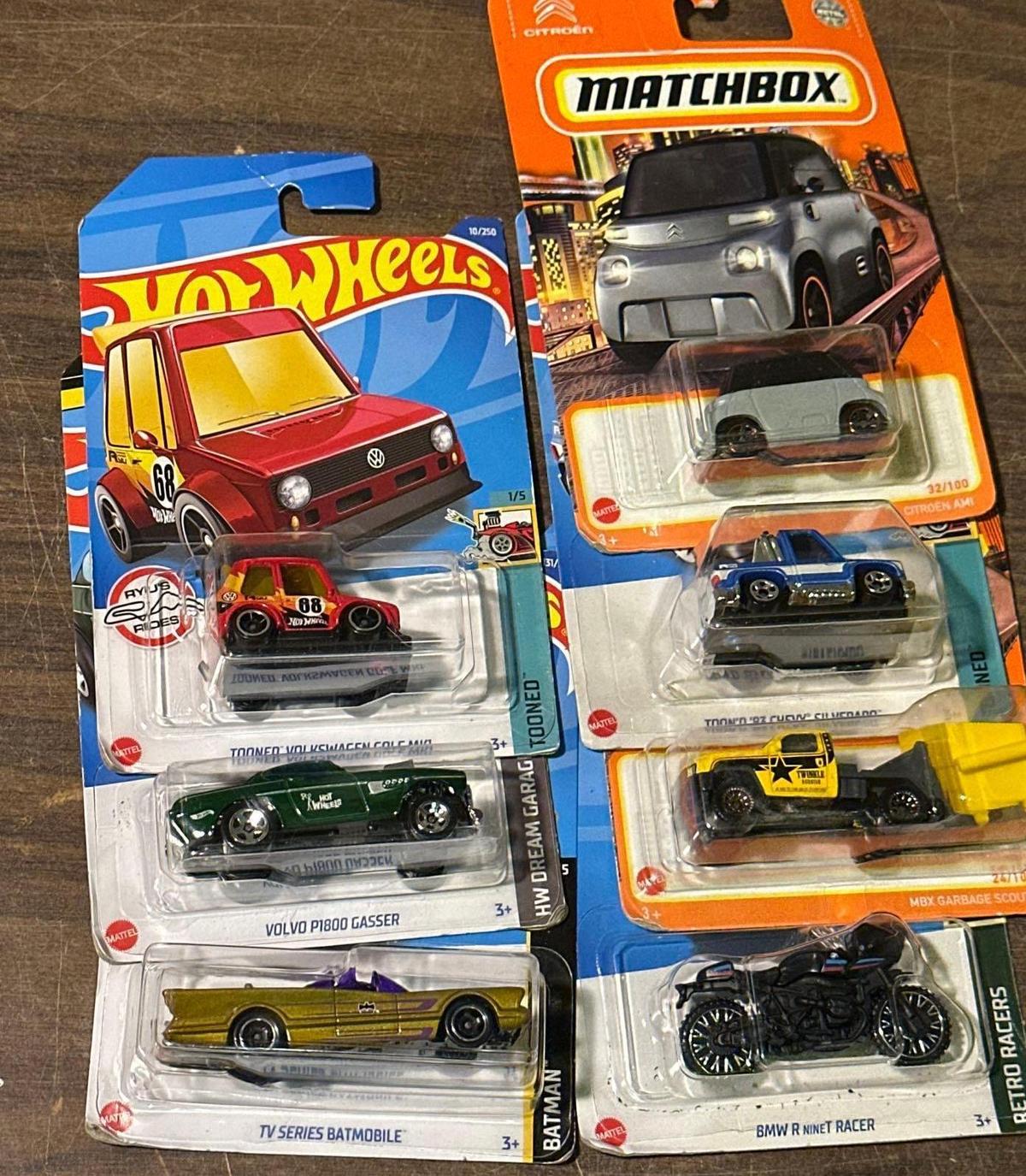 7 New Matchbox/ Hothweel Cars