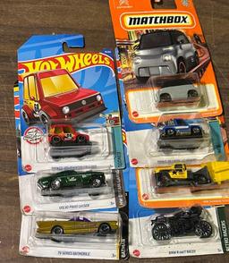 7 New Matchbox/ Hothweel Cars