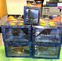 5 NIB Collectible "First Godzilla" Action Figures from the Godzilla Origins Series