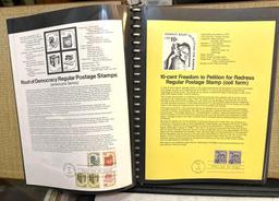 Binder of American Commemorative Postage Stamps