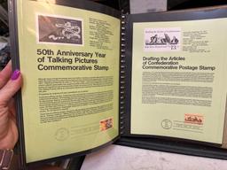 Binder of American Commemorative Postage Stamps