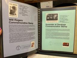 Binder of American Commemorative Postage Stamps
