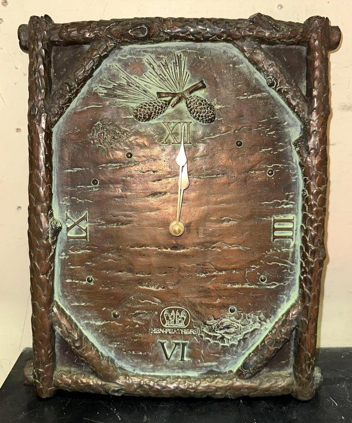 Heavy Bronze Clocks- works 13" x 10":