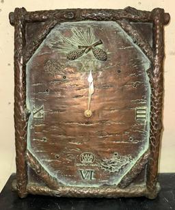 Heavy Bronze Clocks- works 13" x 10":