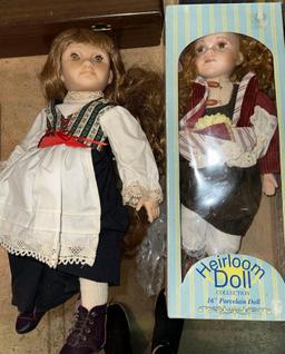 2 Porcelain Dolls