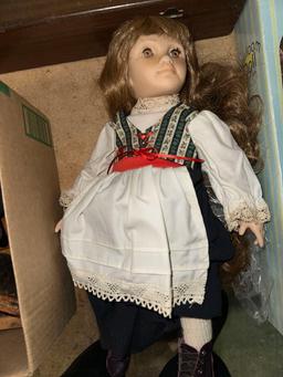 2 Porcelain Dolls