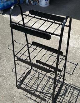 Black Metal Display Rack 40" x 20"