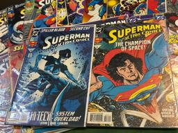 13 Action Comics and 14 Adventures of Spiderman Comic Books