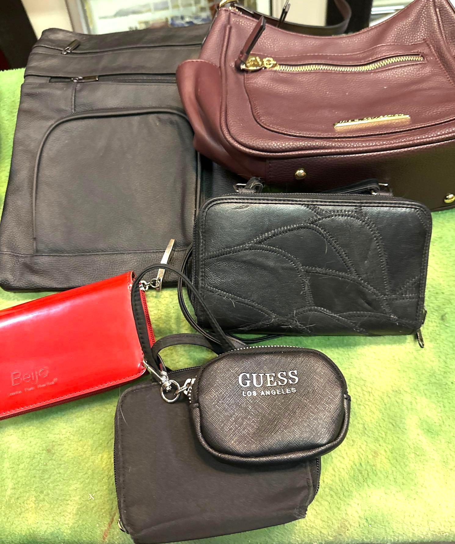 Group of Designer Purses including Michael Kors, Guess etc