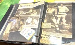 Two 1950's-60's Scrapbooks with cards, Articles etc