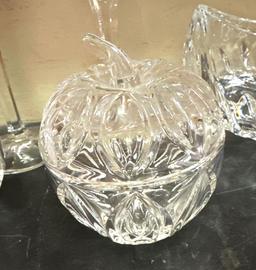 Group of Cut Crystal Items
