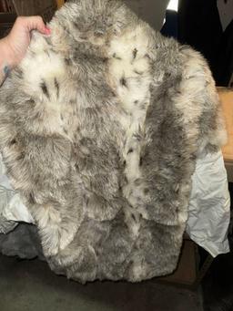Dubrowsky and Perlbinder Vintage Faux Fur and Leather Jacket