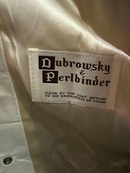 Dubrowsky and Perlbinder Vintage Faux Fur and Leather Jacket
