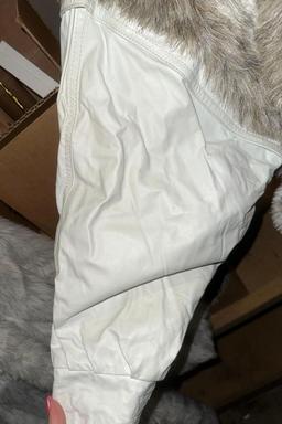 Dubrowsky and Perlbinder Vintage Faux Fur and Leather Jacket