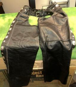 Unik Premium Leather Chaps size Large