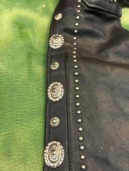 Unik Premium Leather Chaps size Large