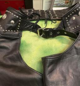 Unik Premium Leather Chaps size Large