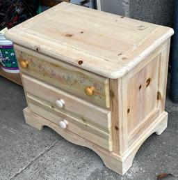 2 Drawer Wood Night Stand
