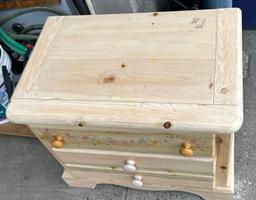 2 Drawer Wood Night Stand