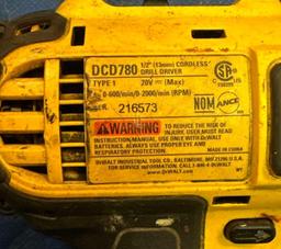 2 Dewalt Drills- No Batteries