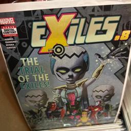 190 Comic Books- 100% Bagged and Boarded
