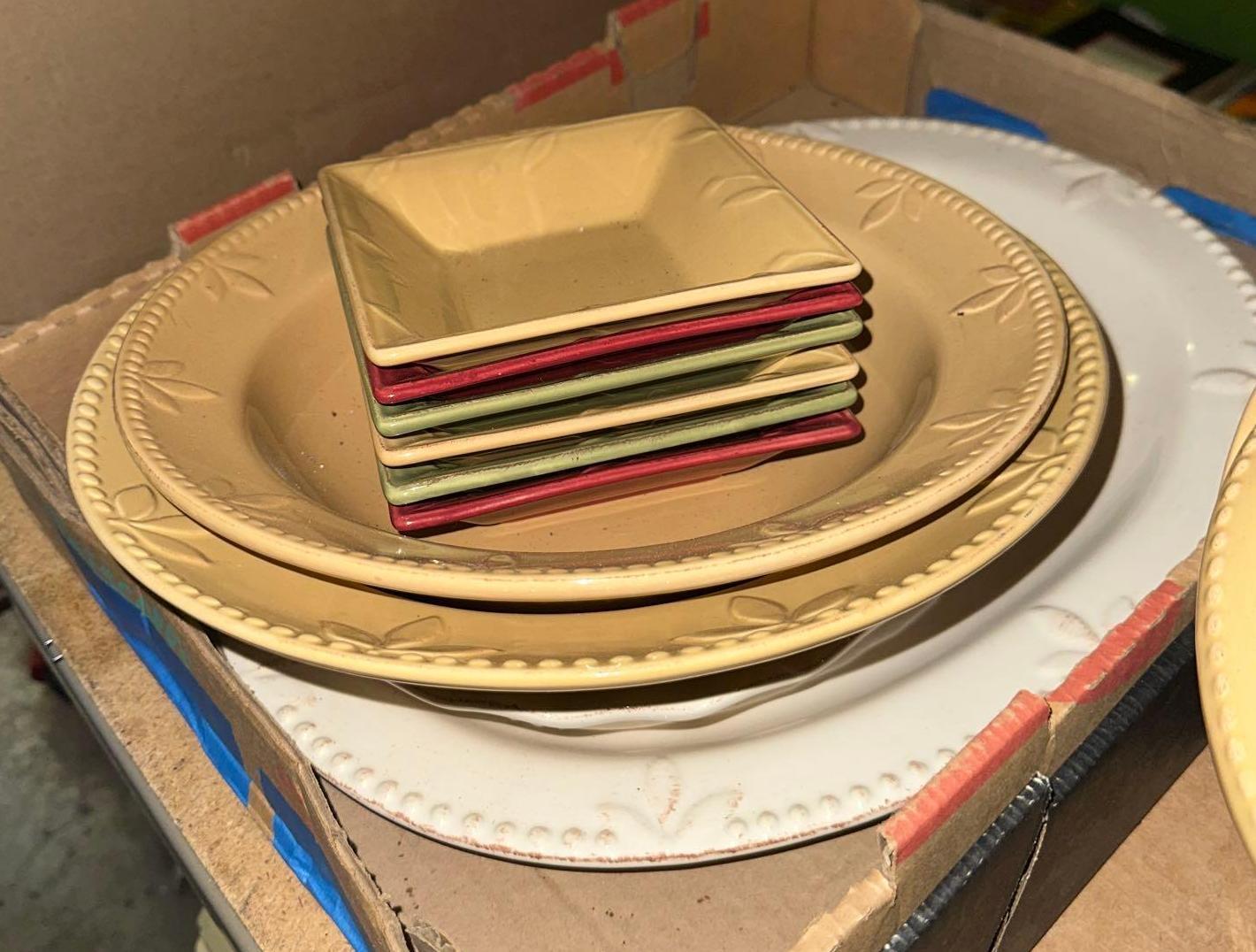 4 boxes of Sorrento Debby Segura Signature Serving Dishes
