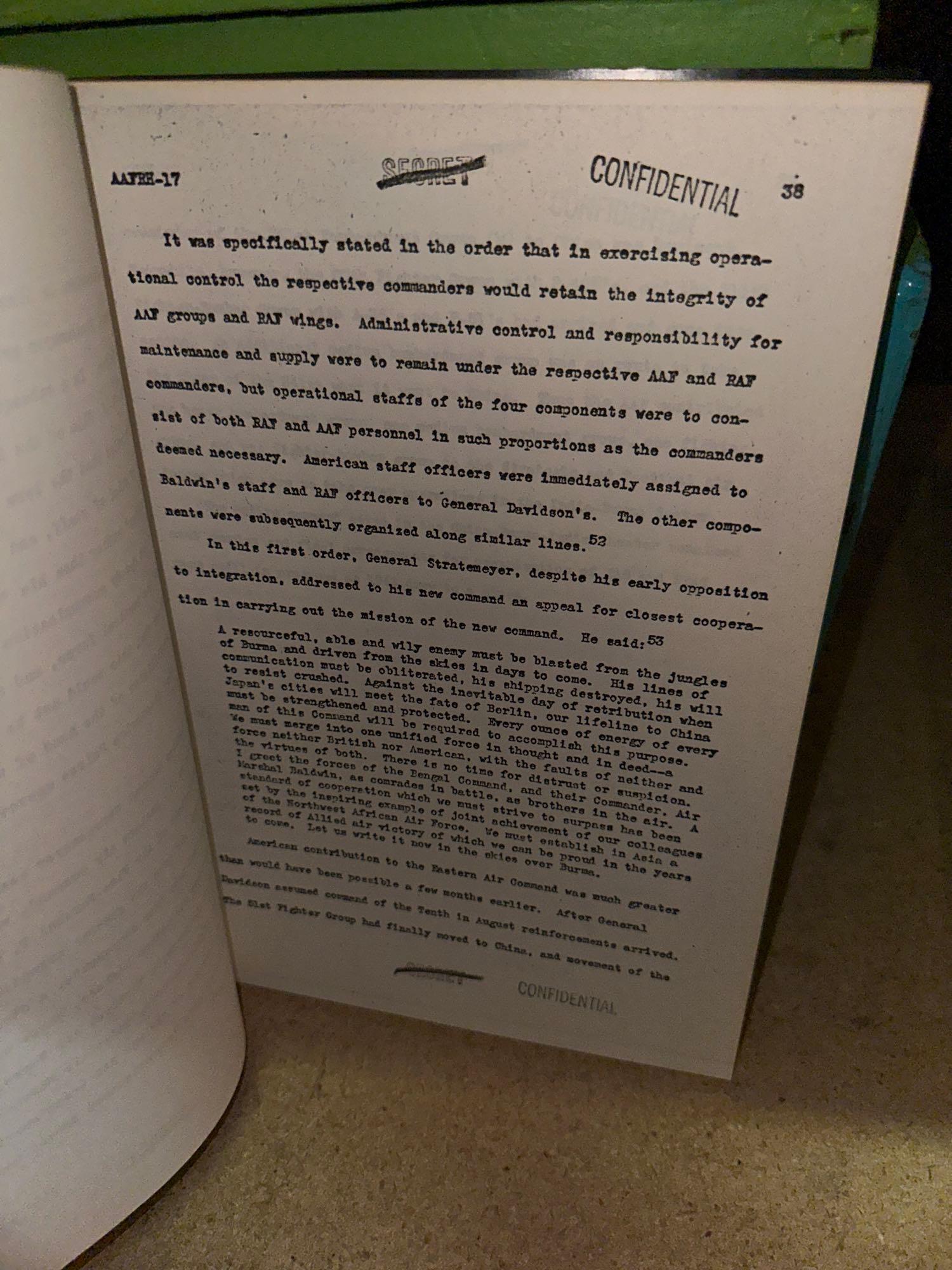 2 US Air Force reports 1943 and 1956