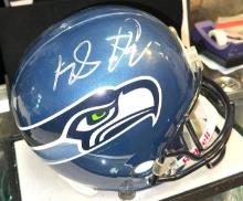 Autographed Seahawks Helmet- Full size Helmet