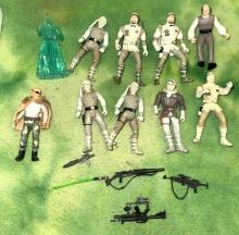 Group of 1990's Star Wars Action figures and accessories