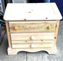 2 Drawer Wood Night Stand