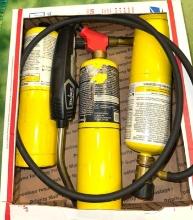 MAP Gas Tanks and Torches- works Great