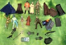 Group of 1990's Star Wars Action figures and accessories