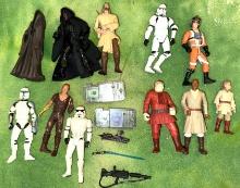 Group of 1990's Star Wars Action figures and accessories