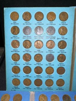 2 Folders of Lincoln Cents
