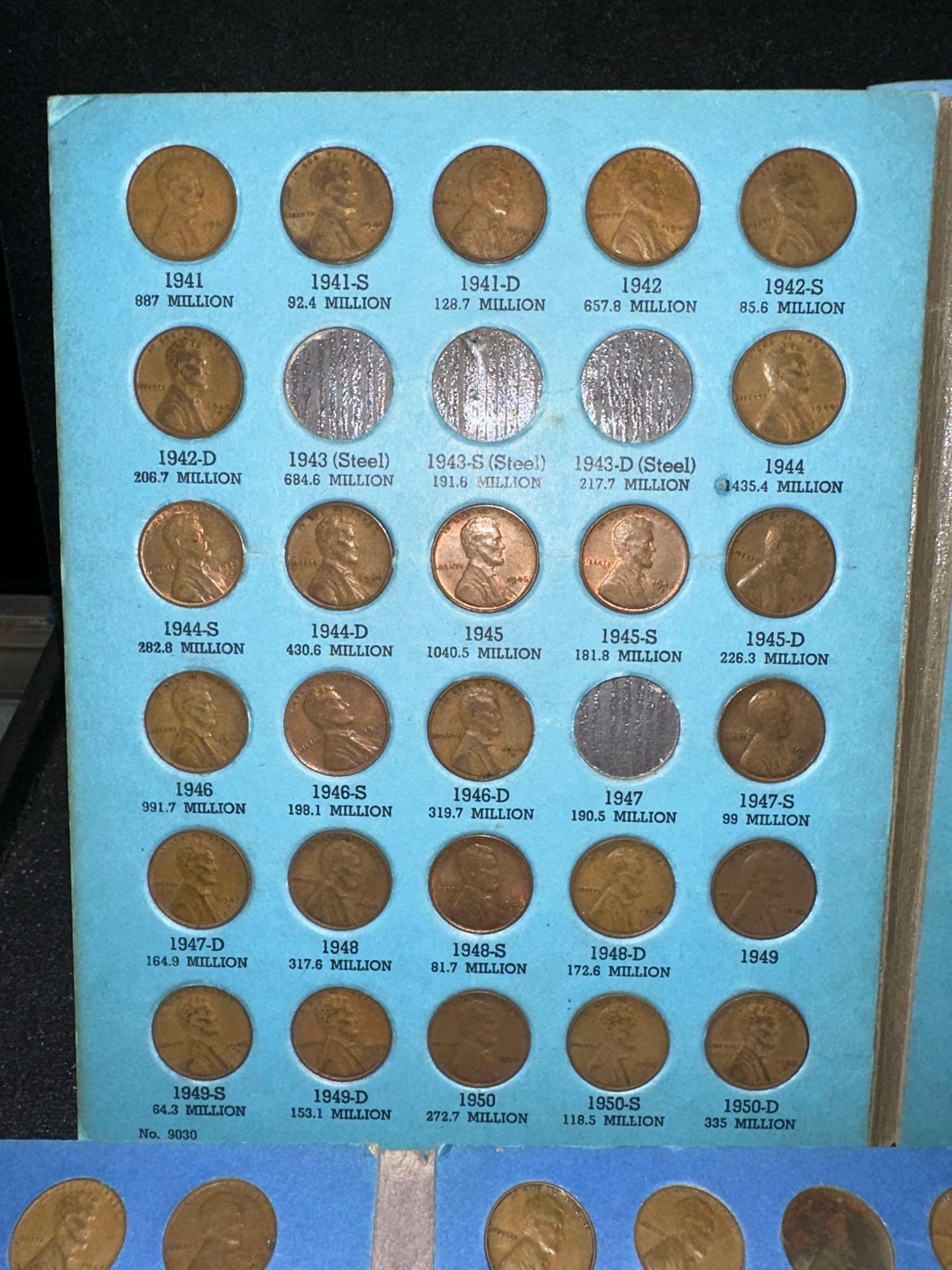 2 Folders of Lincoln Cents