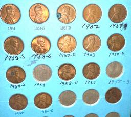 2 Folders of Lincoln Cents