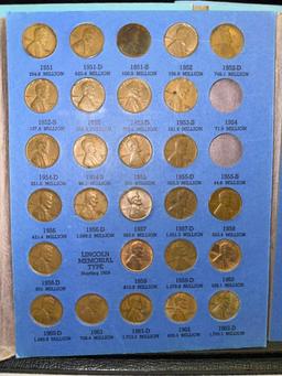 2 Folders of Lincoln Cents