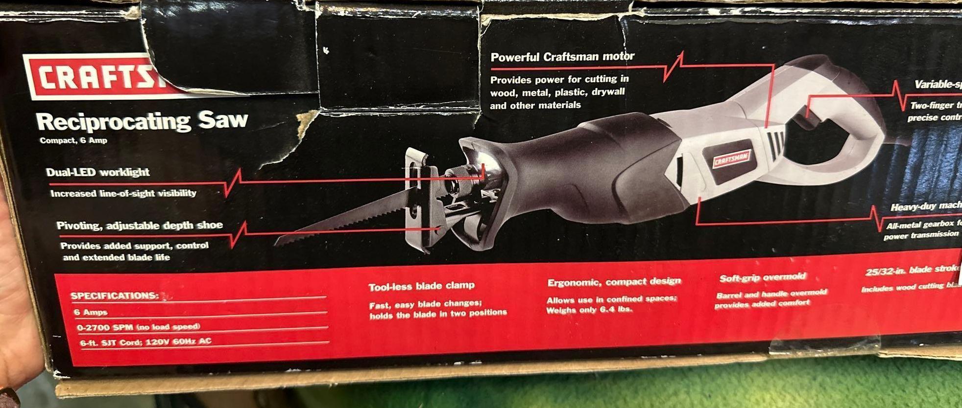 Craftsman Reciprocating saw- works