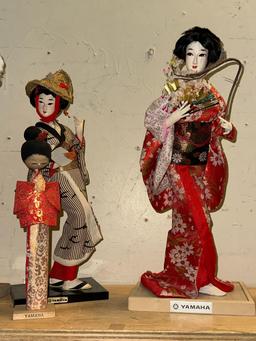 9 Yamaha Japanese Dolls