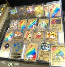 21 Golden Pokemon Cards