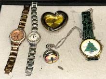Group of Watches- Fossil, Timex and more
