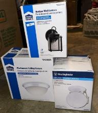 3 NIB Light Fixtures