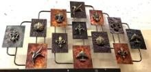 Metal Wall decor 36" x 29"