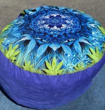 Large 420 Themed "Bean Bag" Chair (Queen Size)